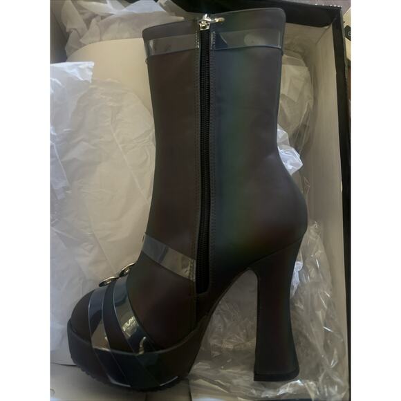 Ellie Shoes Women's 557-mandy Ankle Boot Black Size 7 MSRP $100 - Picture 4 of 5